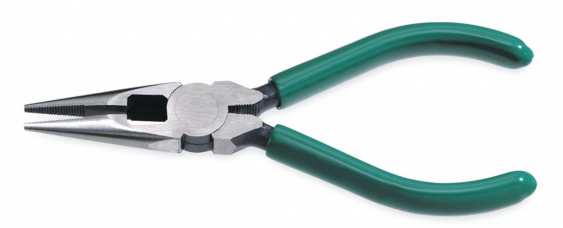 Long Nose Pliers, 6 In L