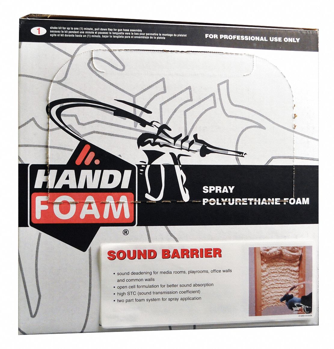 Handi-Foam Sound Barrier Kit, 250 BDFT