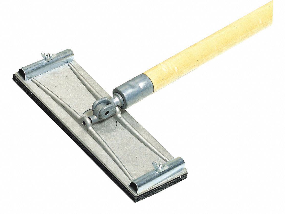 Pole Sander w/Wood Pole, 9 x 3-1/4 In