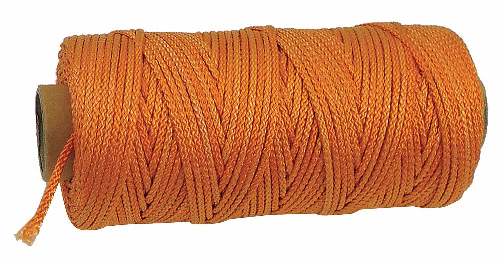 Masons Line, 300 ft, Orange, Twisted Nylon