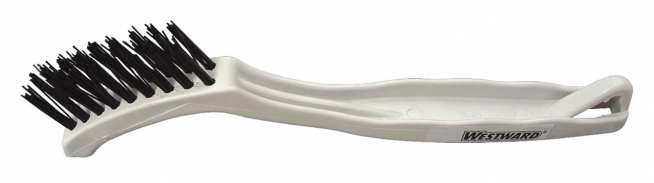 Tile/Grout Brush, 2 W x 8-5/16 In L, Nylon