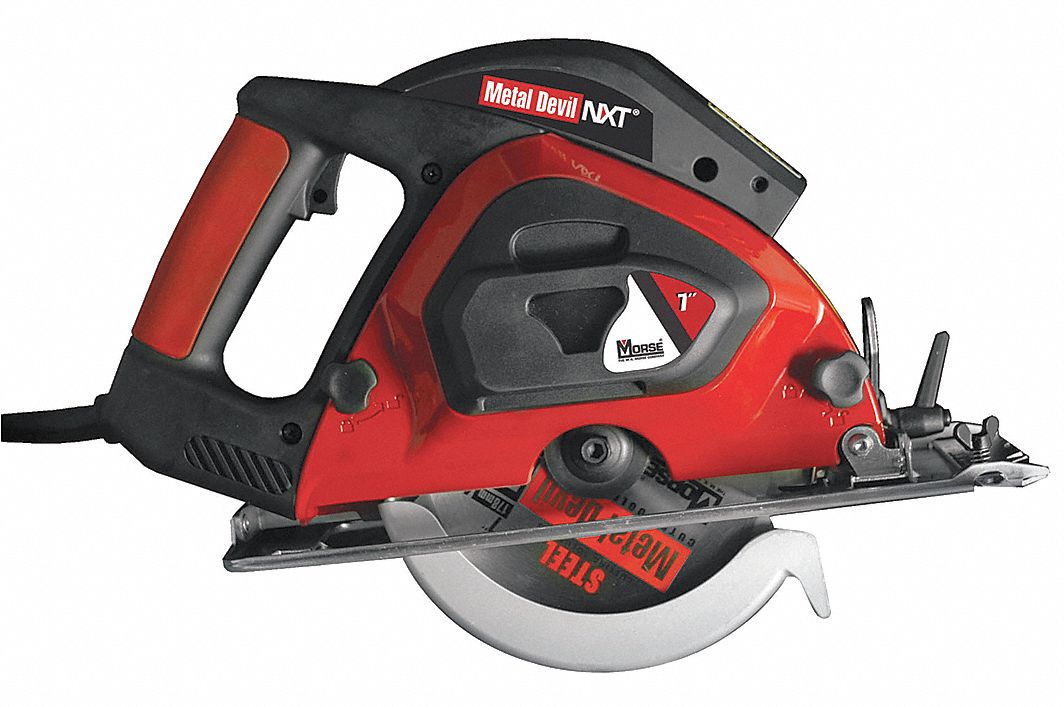 Mtl Cutting Circ Saw, 7 In. Bld, 3500 rpm