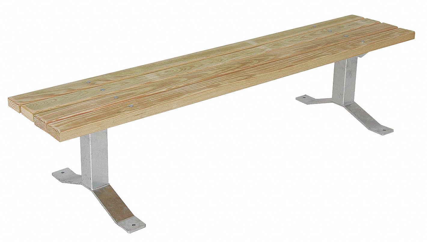 Park Bench, Pressure Treated, 72 In L