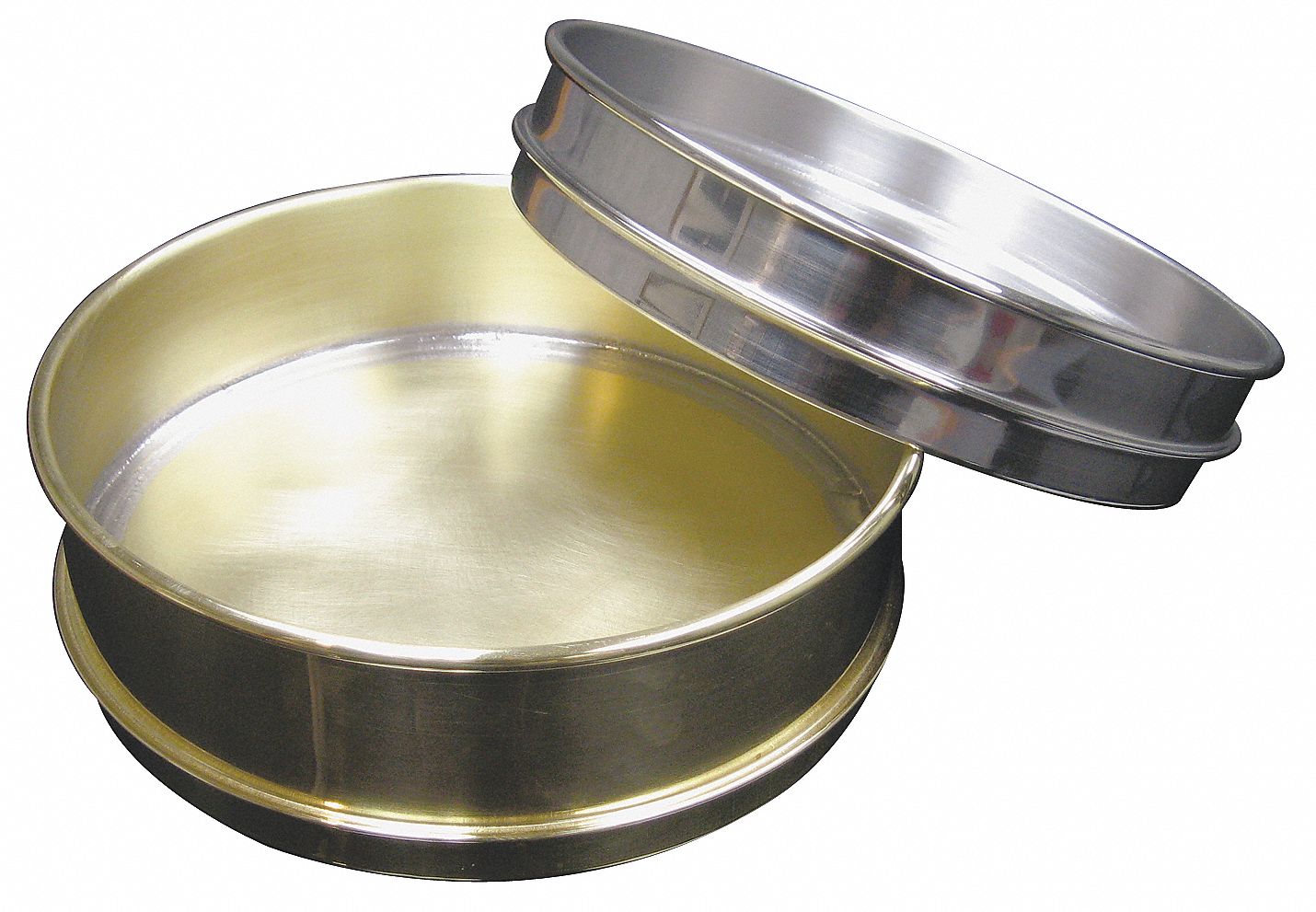 Pan, Brass, 12 In Dia, 4 In D