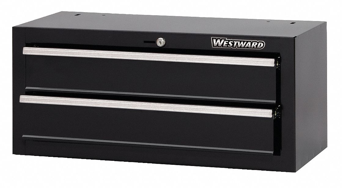 Intermediate Chest, 26x12x11-1/2 In, Black