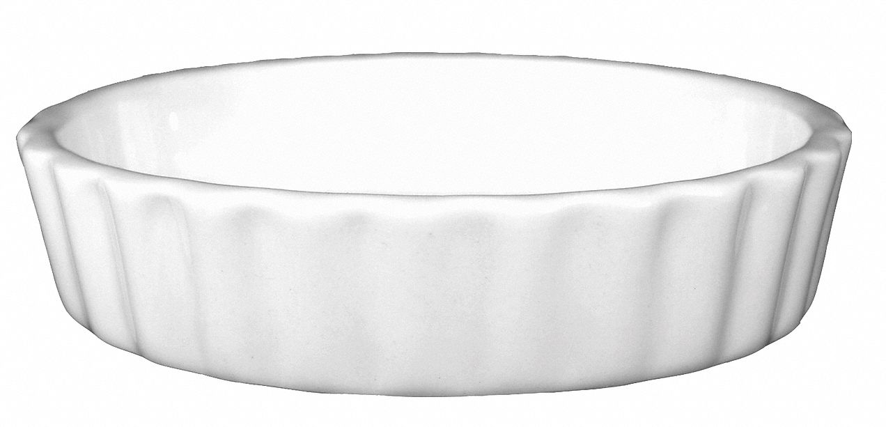 Souffle Round Dish, 6 Oz, Europn Wht, PK24