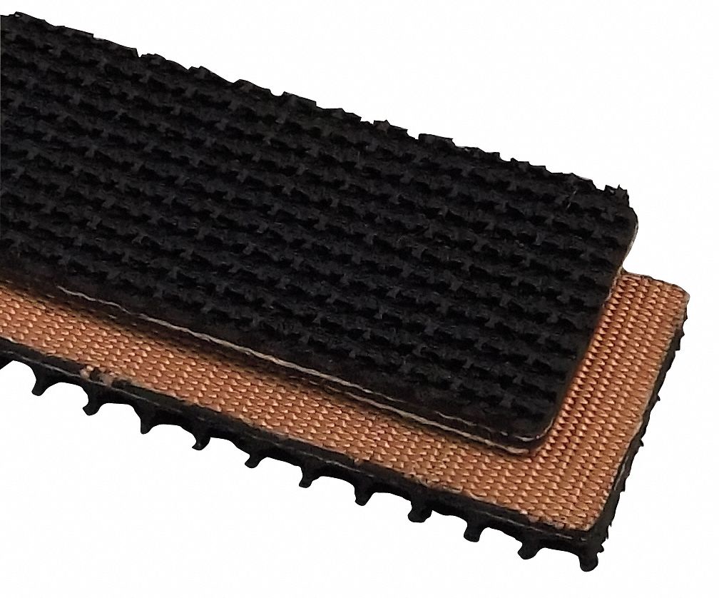 Conveyor Belt, 2Ply 150 RT, Black, W 10 In