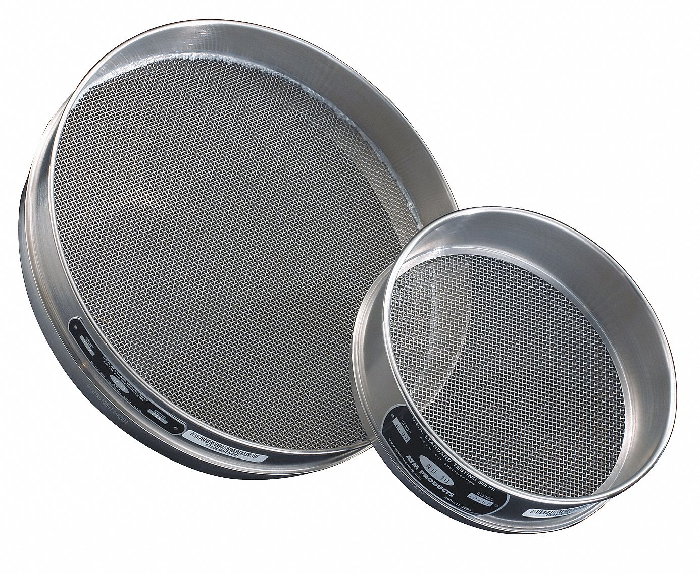 Testing Sieve, SS, 8 In Dia, 1 In D