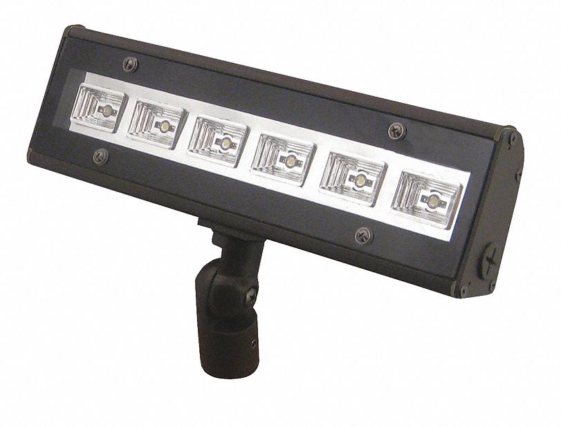LED Wide Flood, 11W, 489L, Drk Bronze