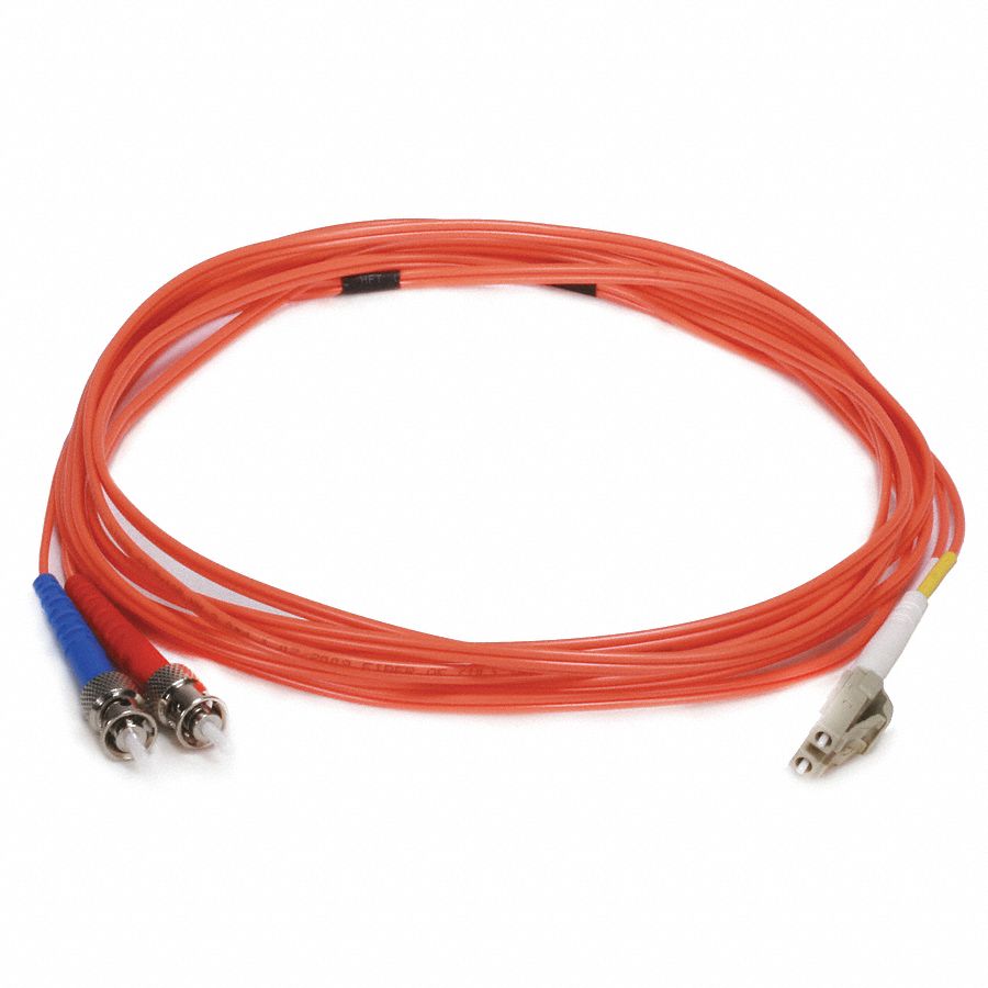 Fiber Optic Patch Cable, LC/ST, 3M
