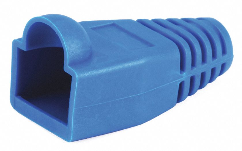 Relief Boot, RJ45, Blue, PK 50