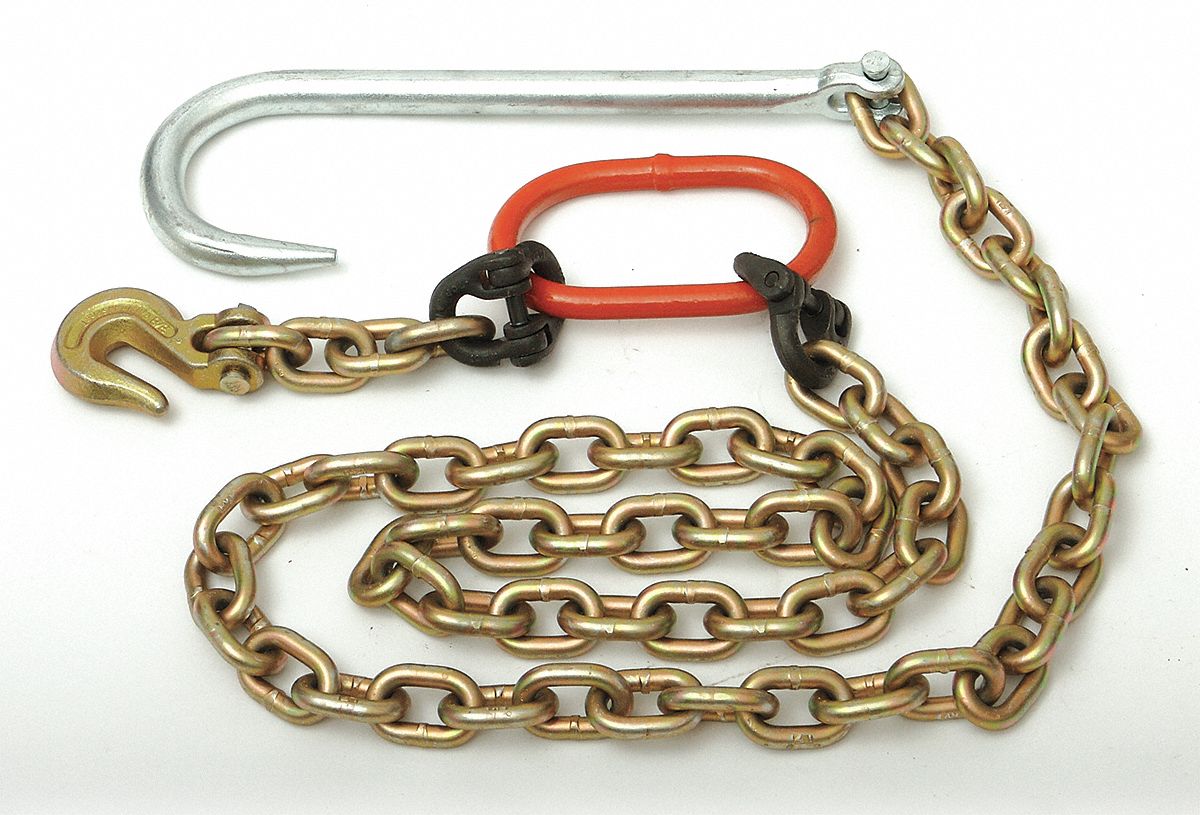 Stabilization Chain With J-Hook, 6 Ft.