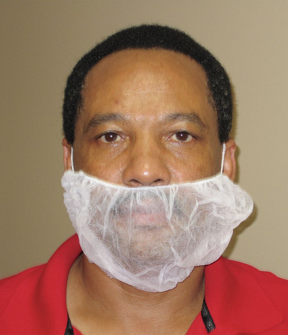 Beard Cover, White, Universal, PK1000
