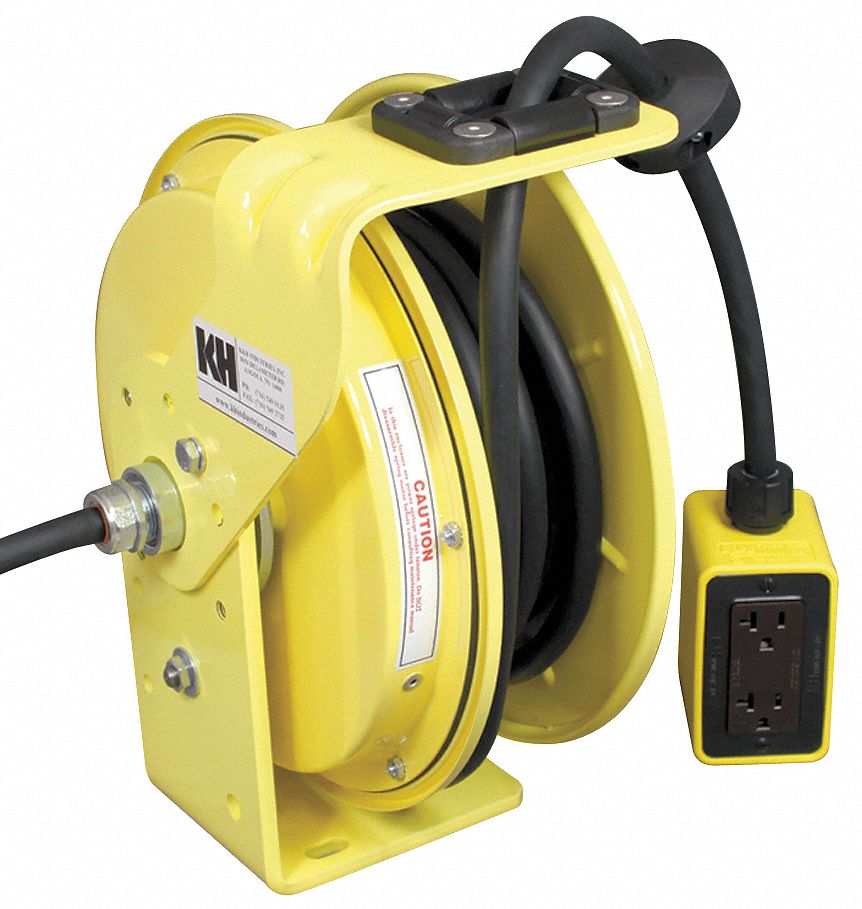 Heavy Duty Cord Reel, 14/3, (2)-15A Duplex