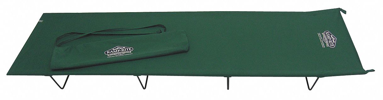 Economy Cot, Green, 250 lb Capacity