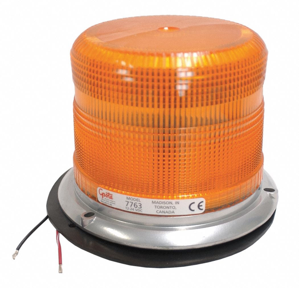 Strobe, Yellow, Pipe/Perm, Incandescent