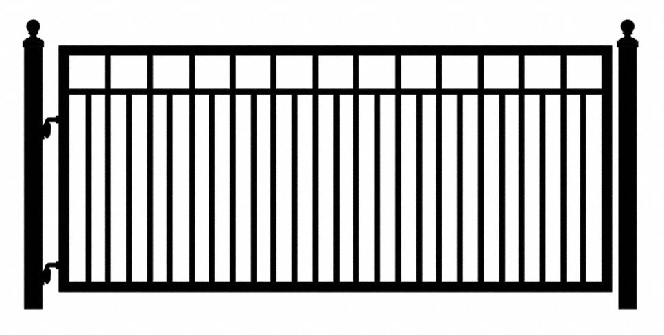 12ft Single Driveway Gate Sanibel