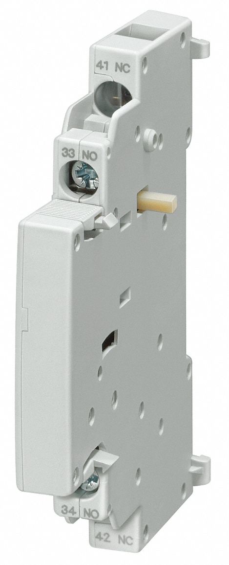 Lateral Auxiliary Contact Block, 1NC, 1NO