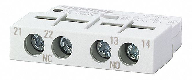 Transverse Contact Block, 1NC, 1NO