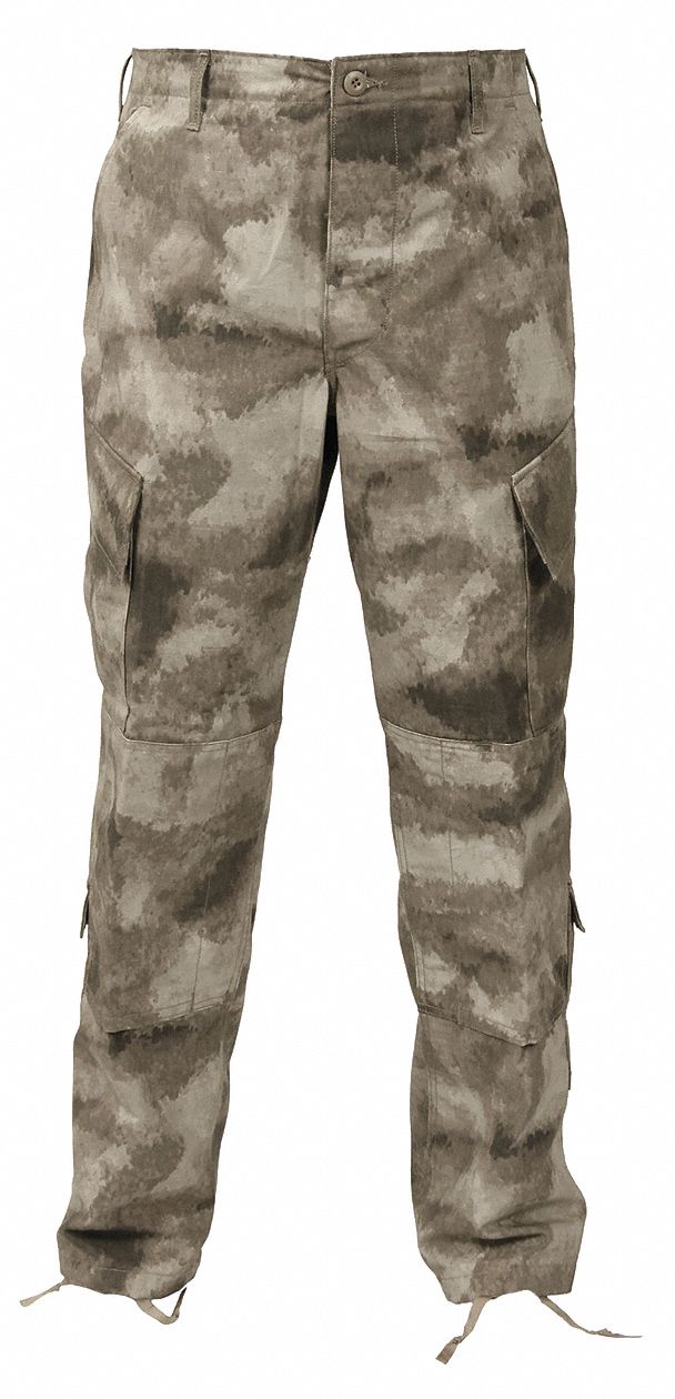 Mens Tactical Pant, A-TACS, Size M Reg