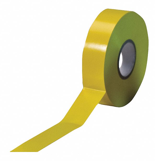 Electrical Tape, 1/2 In x 66 ft, 7 mil, PK6
