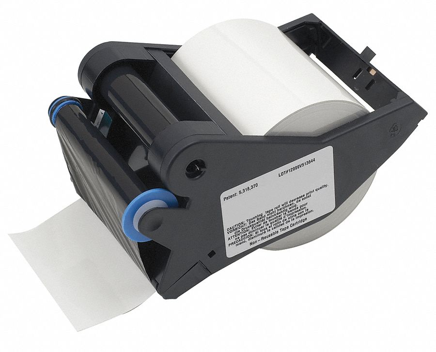 Tape Cartridge, Black/White, 90 ft. L