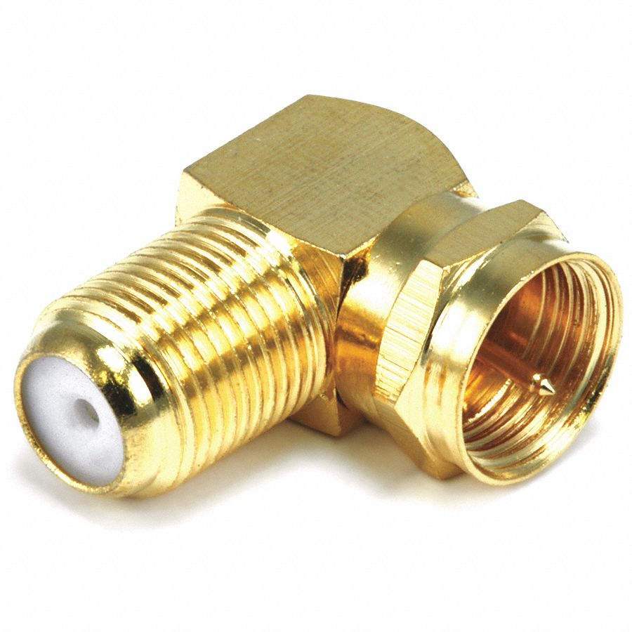 F-Type F to M Adapter, Right Angle