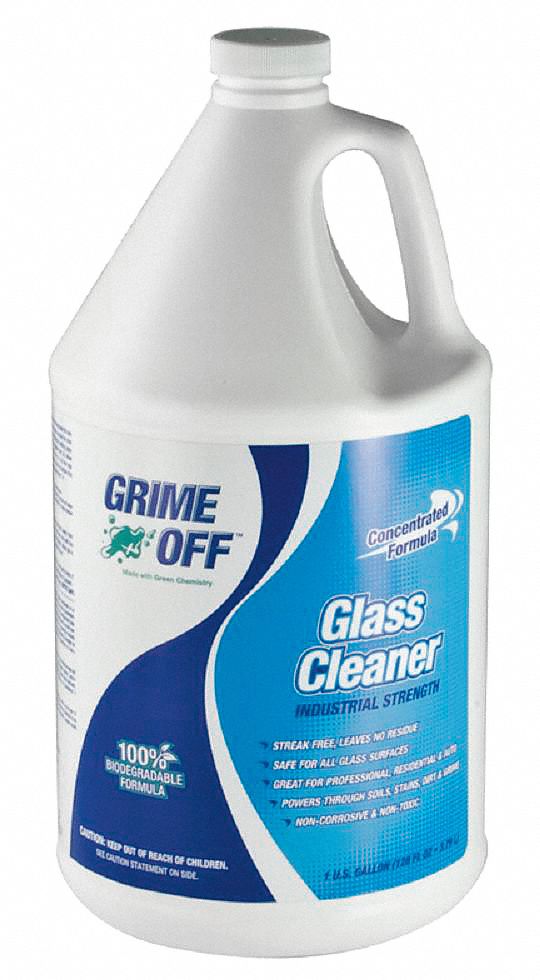 Glass Cleaner, 1 gal., Clear