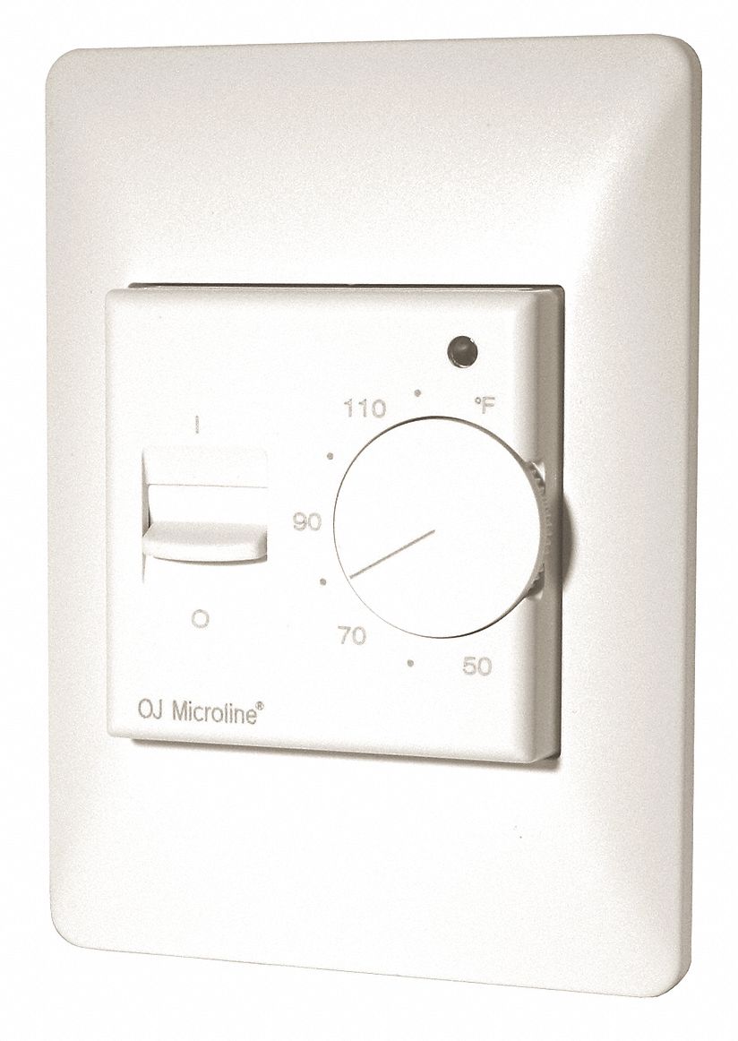Manual Floor Heating Thermostat, 41-104F