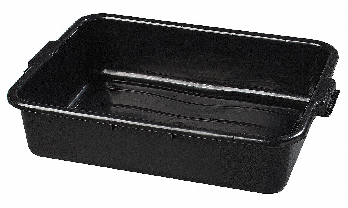 Bus Box, 20 x 15 x 5, Black, PK 12