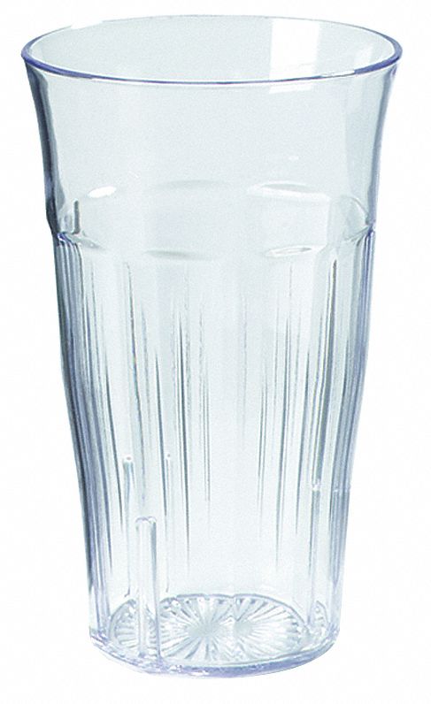 Tumbler, 16 oz., Clear, PK 24