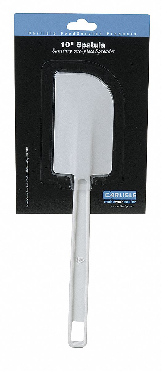 Spatula, White, 10 In, PK 12