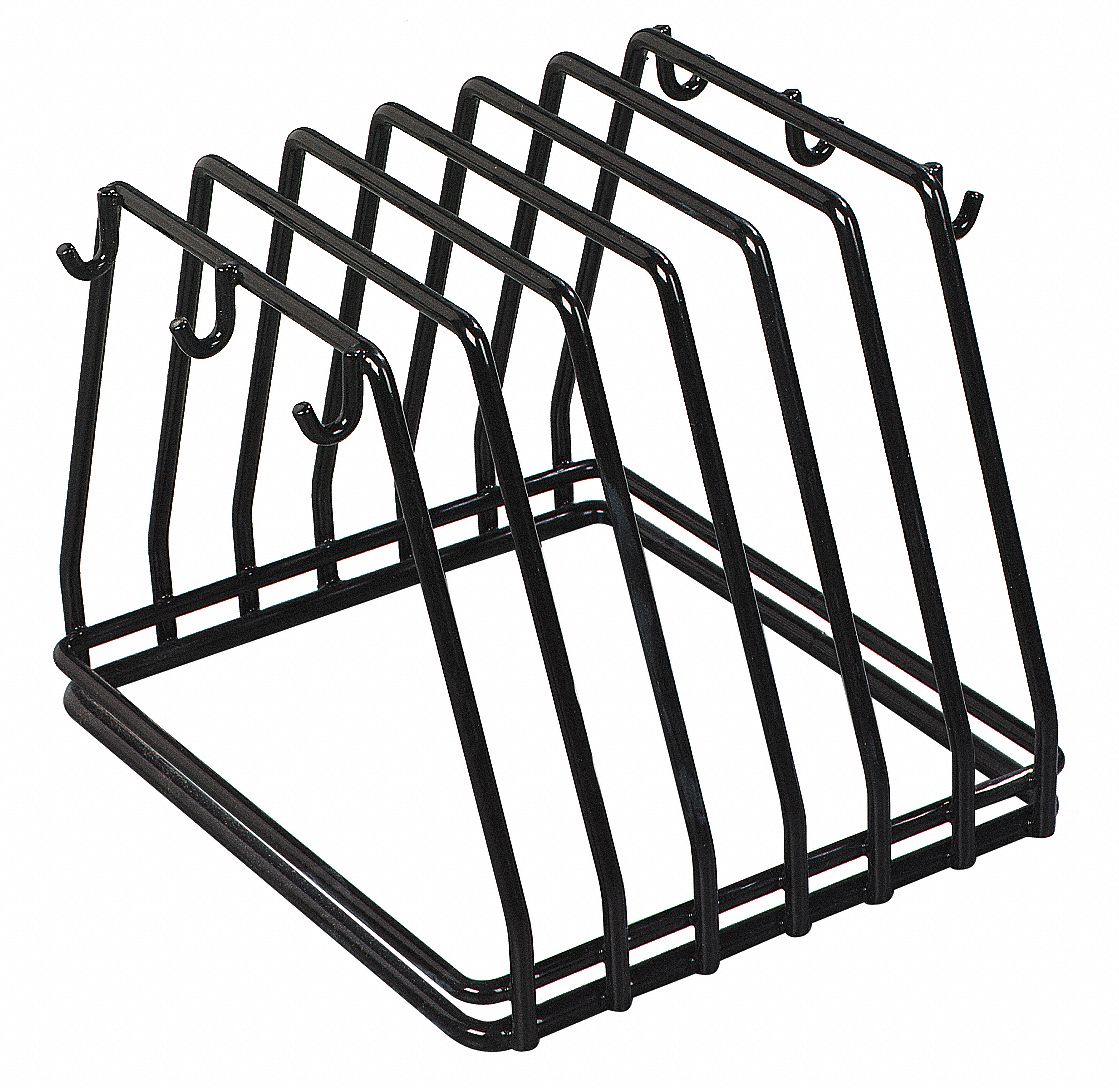 Board and Brush Rack, Black