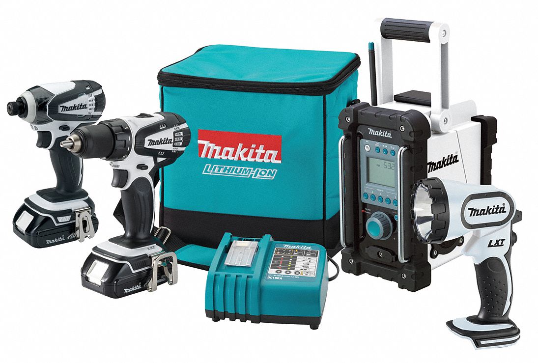 Cordless Combination Kit, 18.0V, 1.5A/hr.