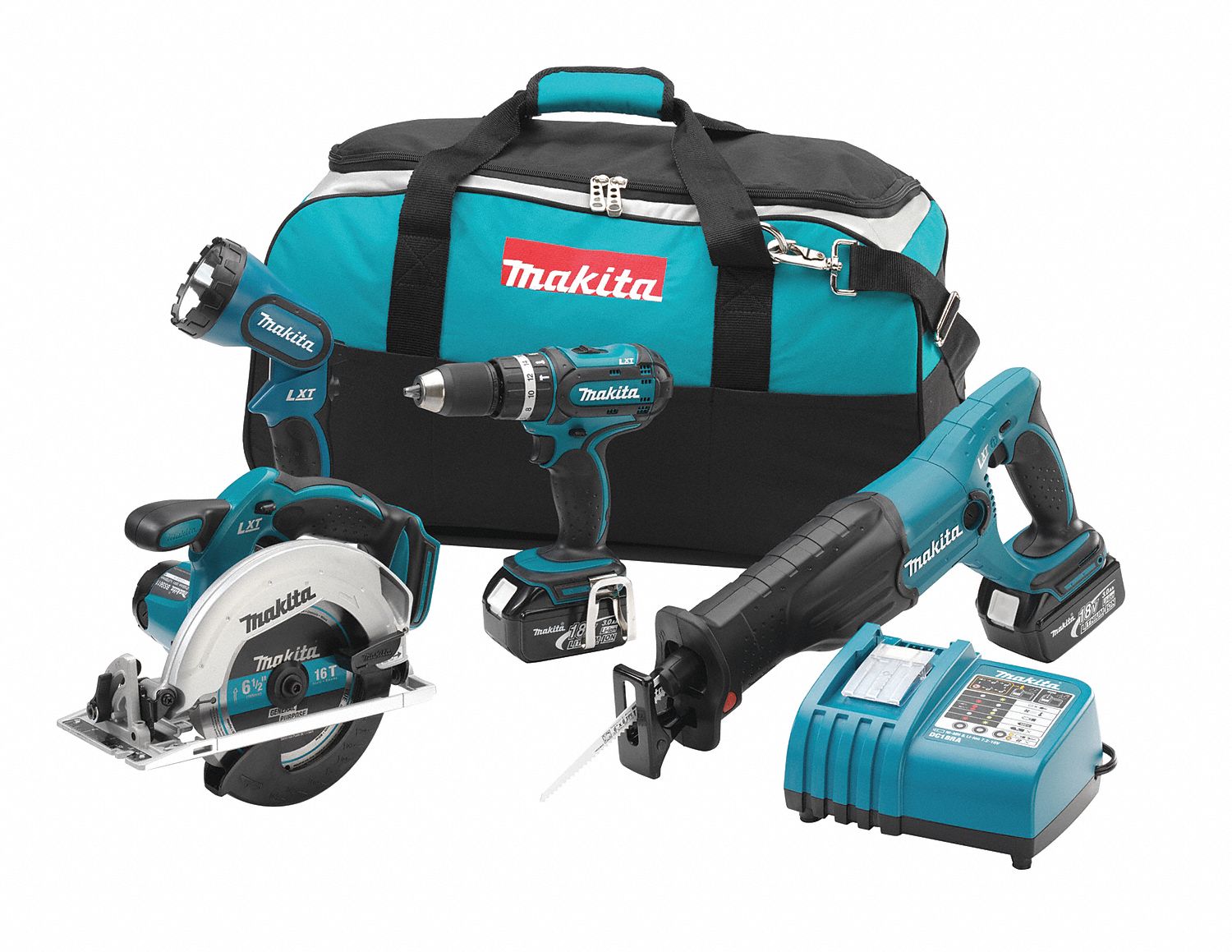 Cordless Combo Kit W/Free Bat, 18 V, 4 Pcs