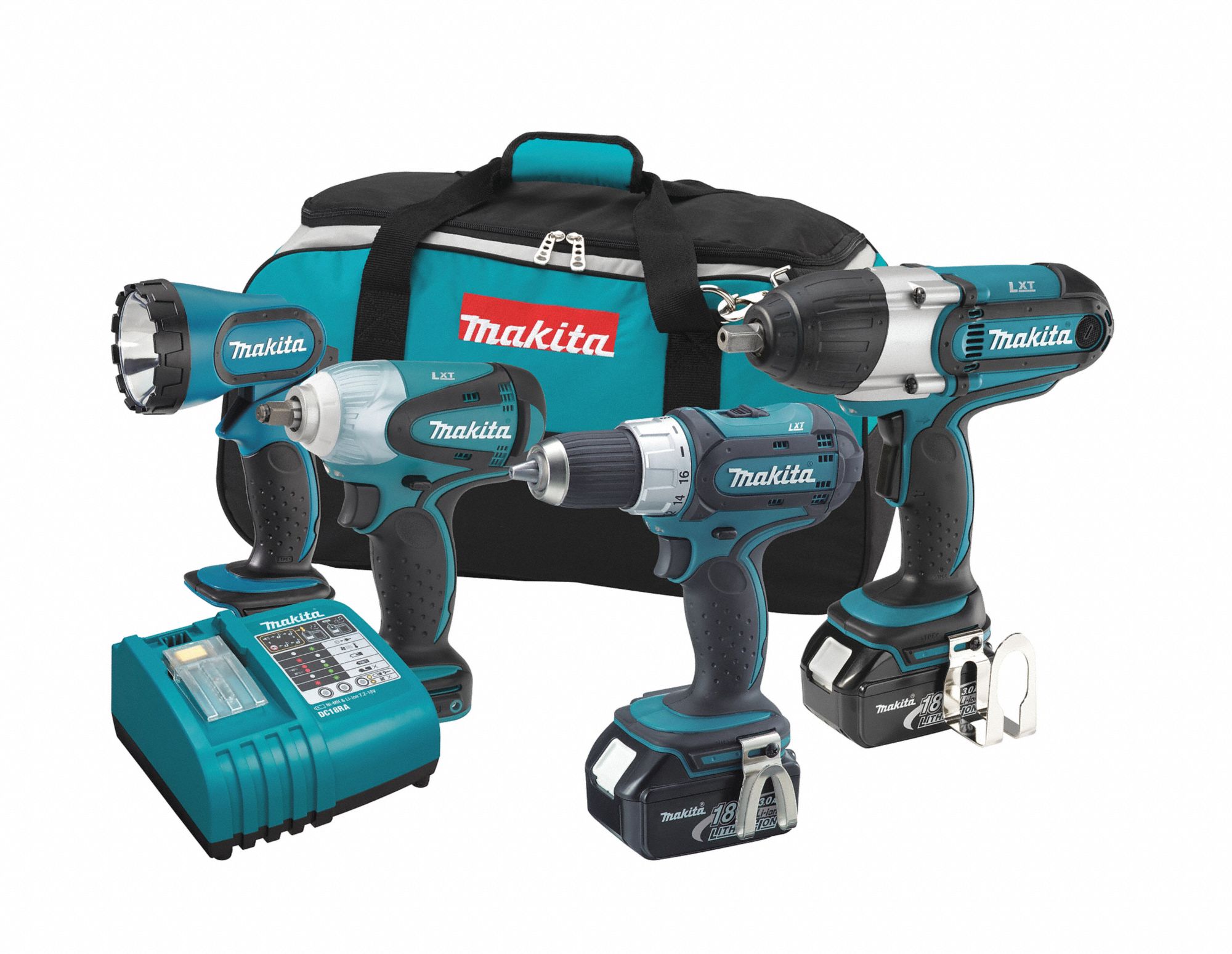 Cordless Combination Kit, 3.0A/hr., Li-Ion