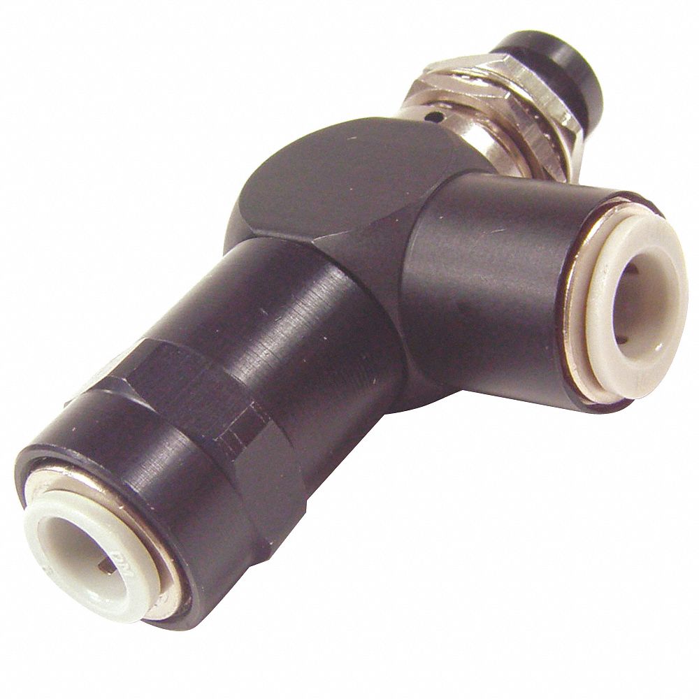 Control Valve, 3Way, NC, 1/4in Push In