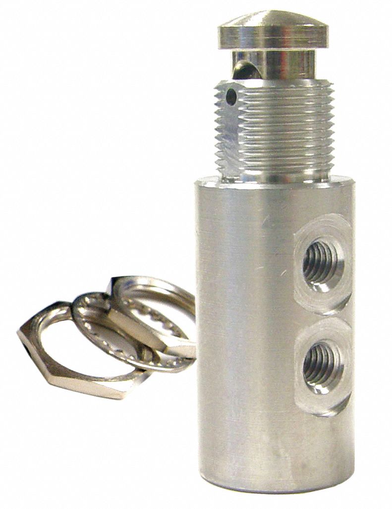 Control Valve, 3Way, NC, 10-32in, 303 SS