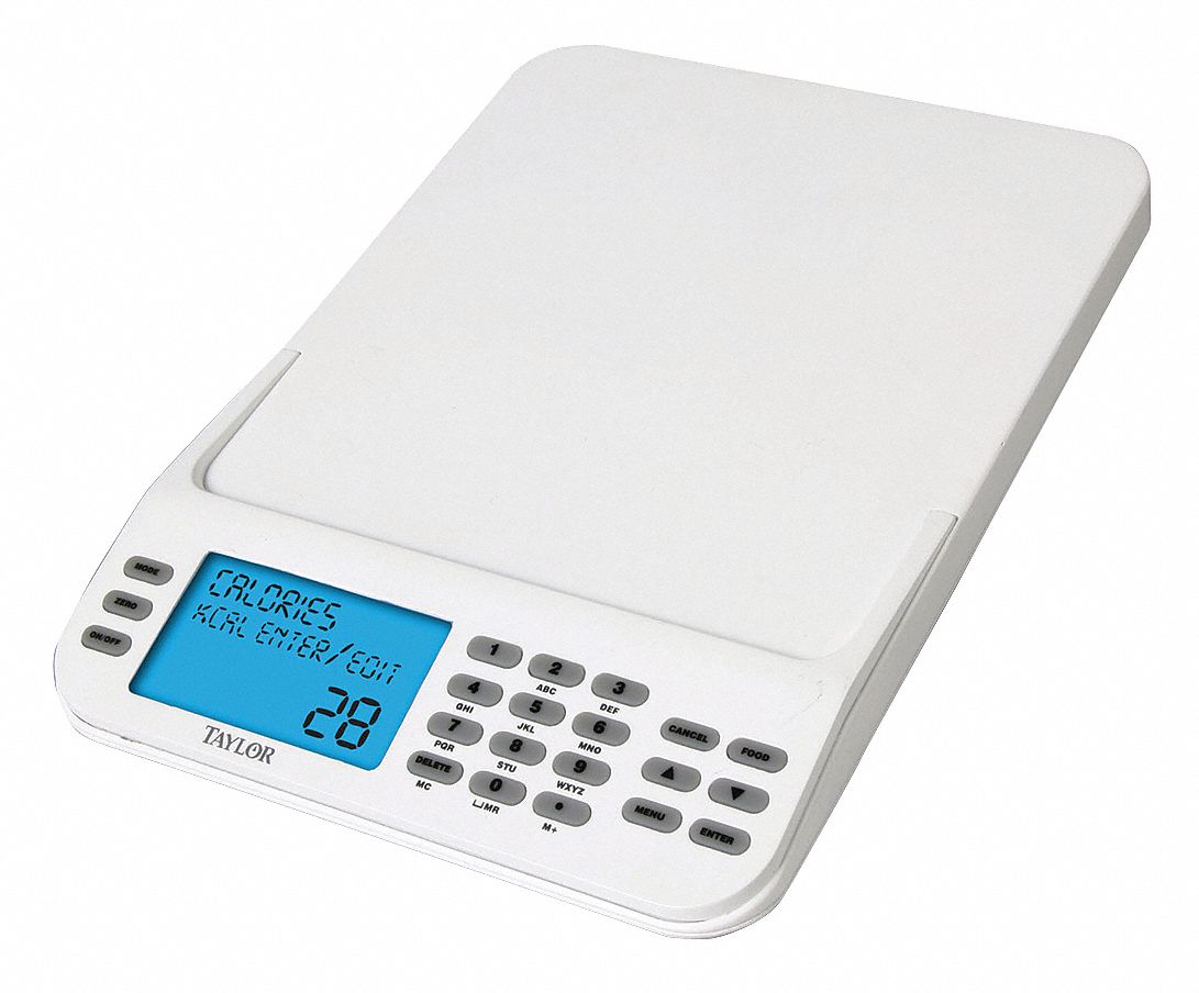 Dgtl Food Scale, Plstic Pltfrm, 11 lb. Cap