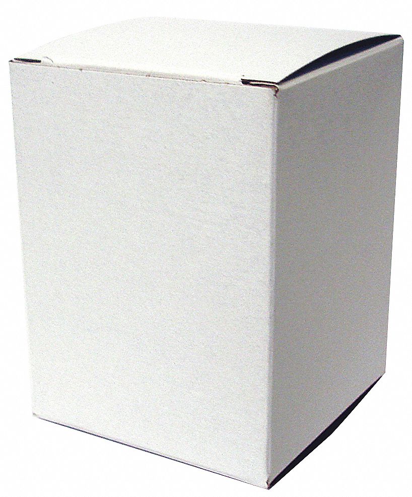 Mailing Carton, White, 2-1/2 In. L, PK 1000