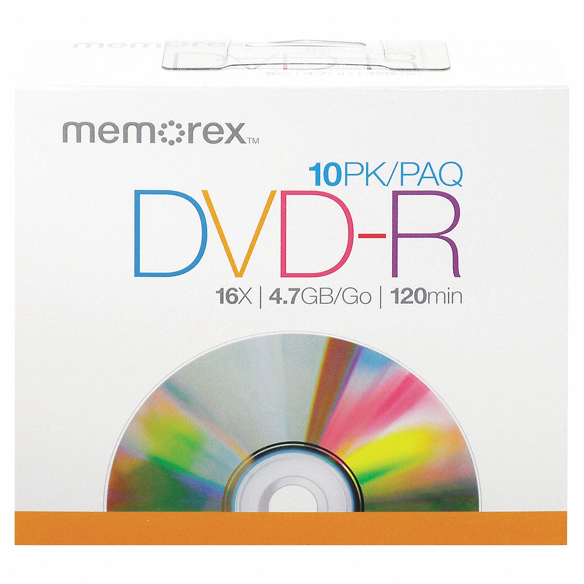 DVD-R Disc, 4.70 GB, 120 min, 16x, PK 10