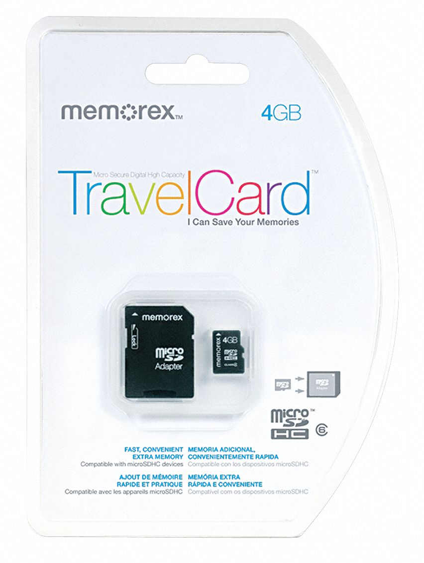 Micro Secure Digital TravelCard, 4 GB