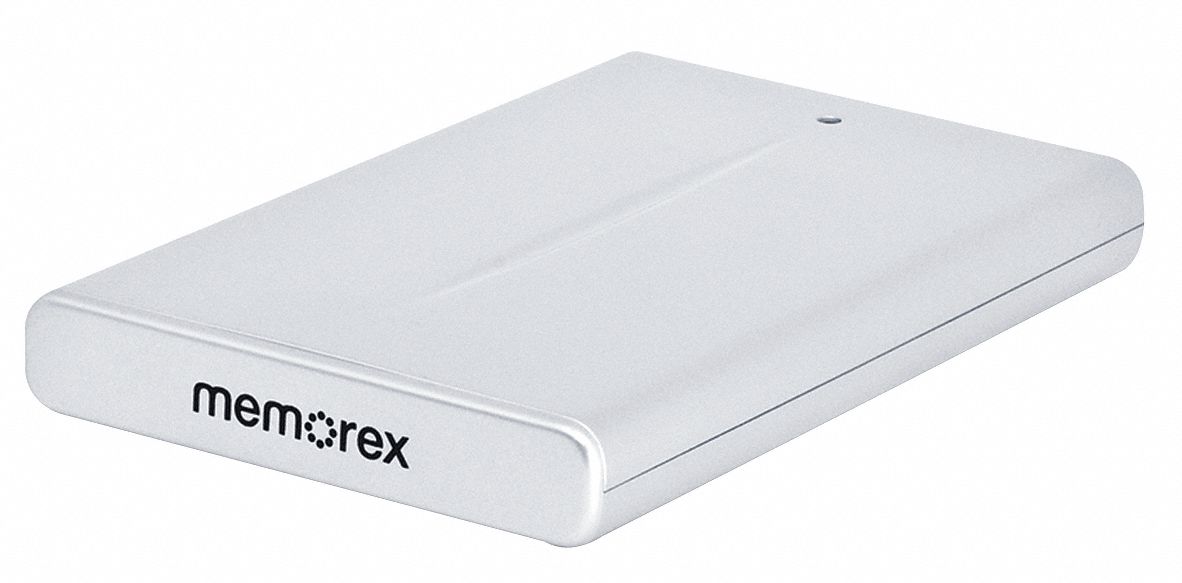 Portable Hard Disk Drive, 500 GB, White