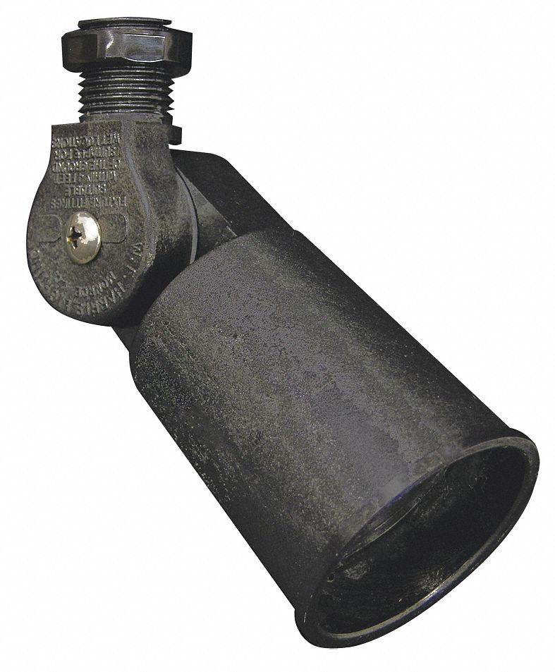Floodlight, Threaded, Black, PAR38, 150W