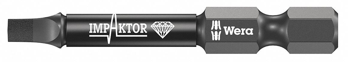Impaktor Bit, Sqaure, 3 x 50 Mm