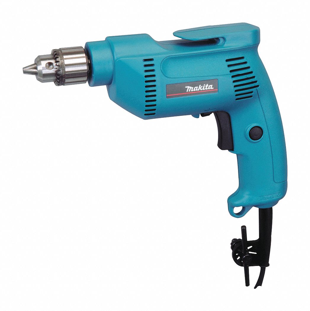 Electric Drill, Chuck 3/8 In, 4.9 A