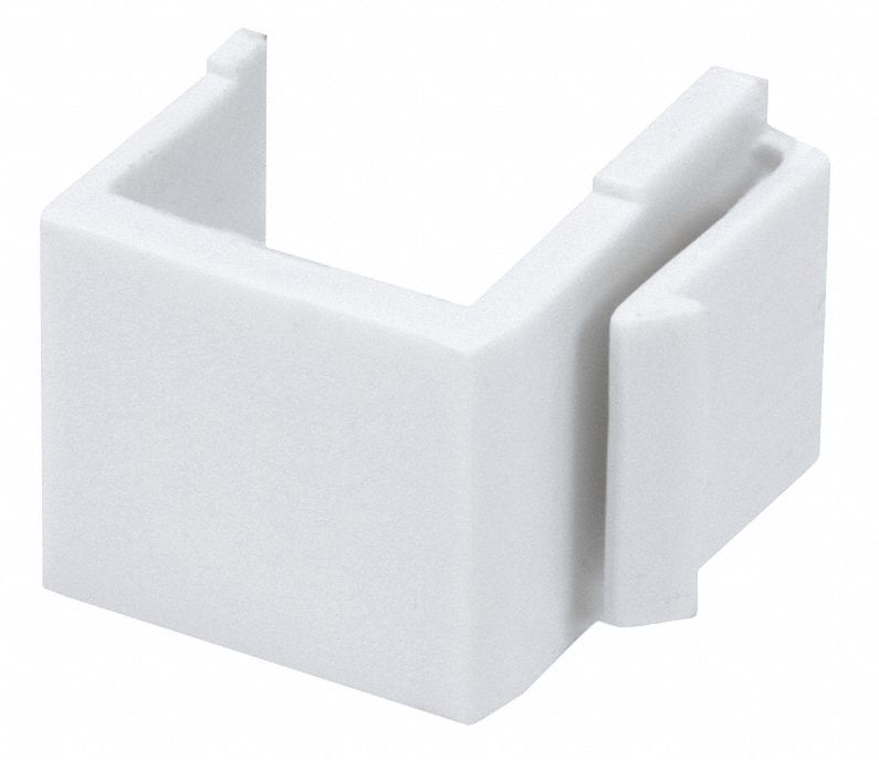 WallPlate Blank Insert, White, PK 10