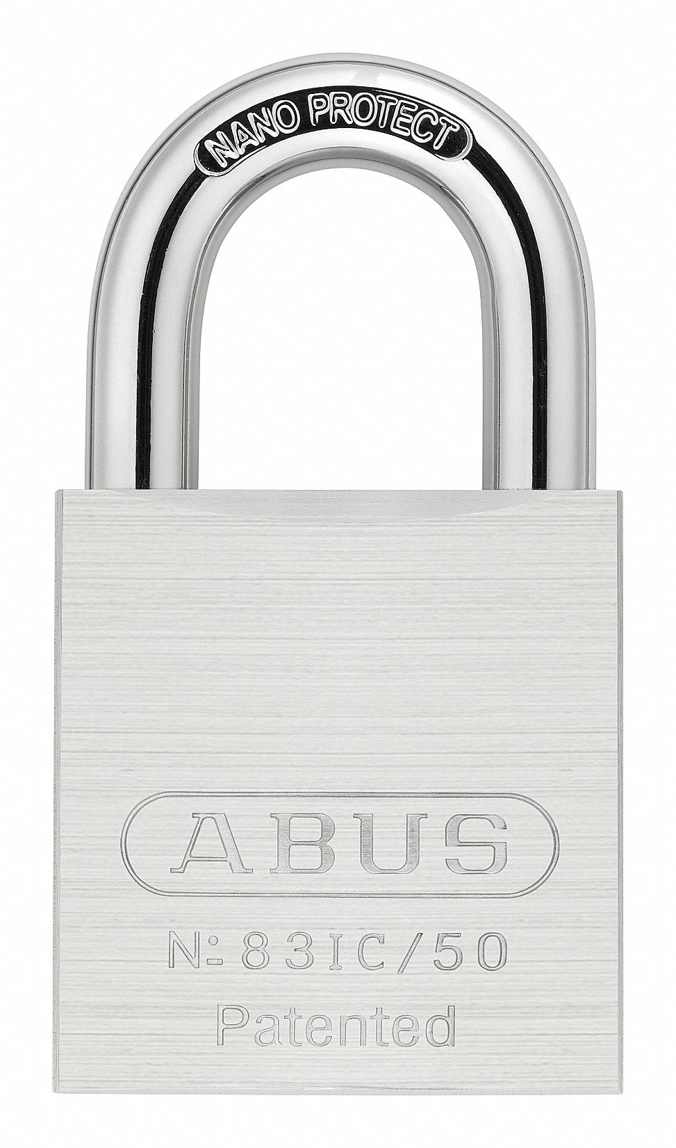 Keyed Padlock, Interchangaeble Core, Brass