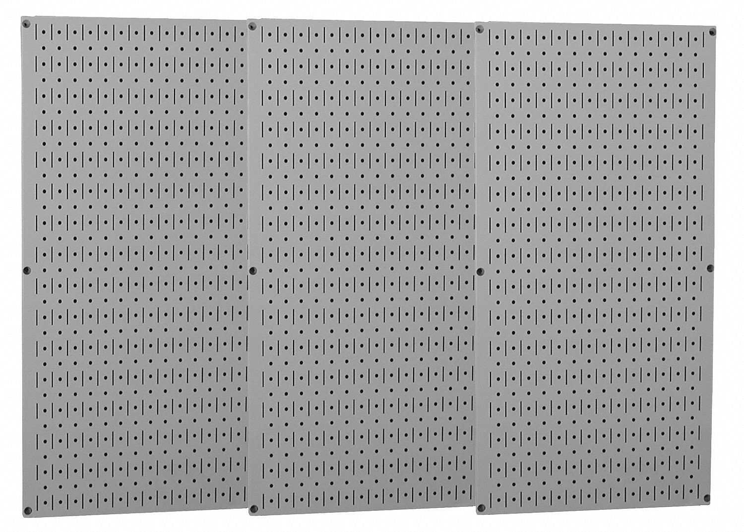 Pegboard Set, Steel, 32x48 In., Gray