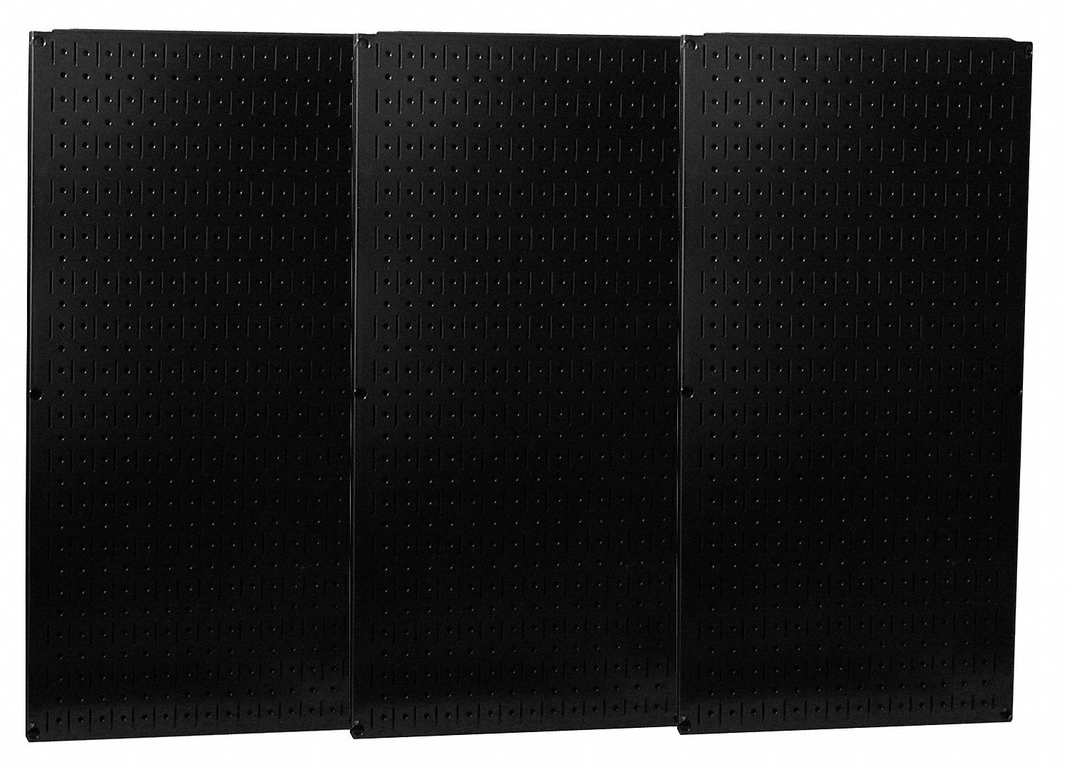 Pegboard Set, Steel, 32x48 In., Black